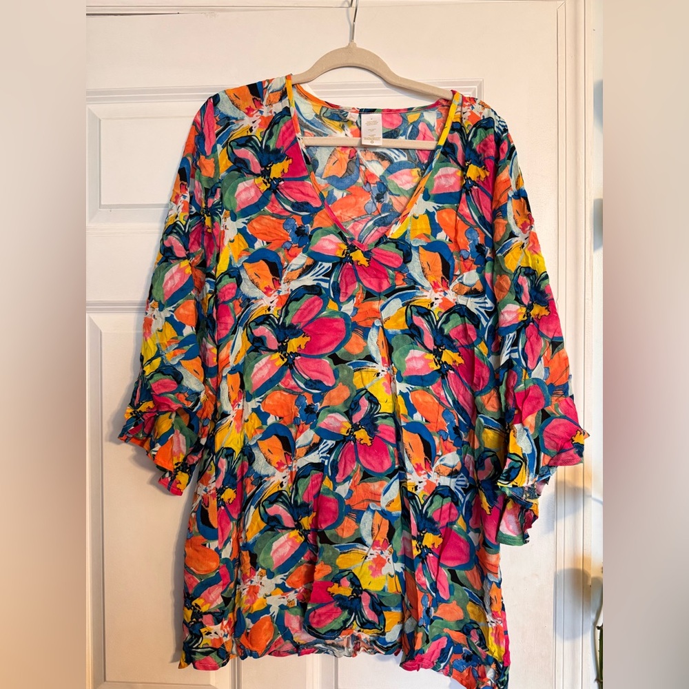Vibrant Floral Dress